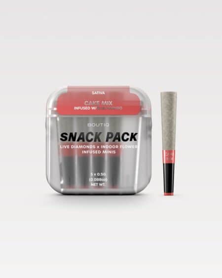 Boutiq Snack Pack Live Diamonds 2.5G Minis β Cake Mix Infused W / Blue Mango
