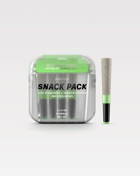 Boutiq Snack Pack Live Diamonds 2.5G Minis β Hawaiin Snow Infused W / Tropical Haze