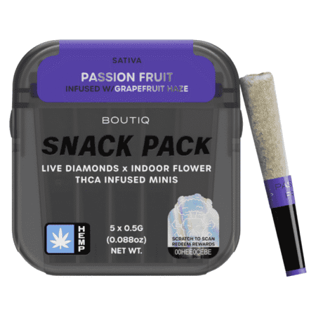 Boutiq Snack Pack Live Diamonds 2.5G Minis - Passion Fruit Infused W / Grapefruit Haze