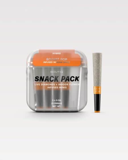 Boutiq Snack Pack Live Diamonds 2.5G Minis β Rocket Pop Infused W / Sour Apple