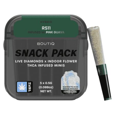 Boutiq Snack Pack Live Diamonds 2.5G Minis - RS11 Infused W / Pink Guava