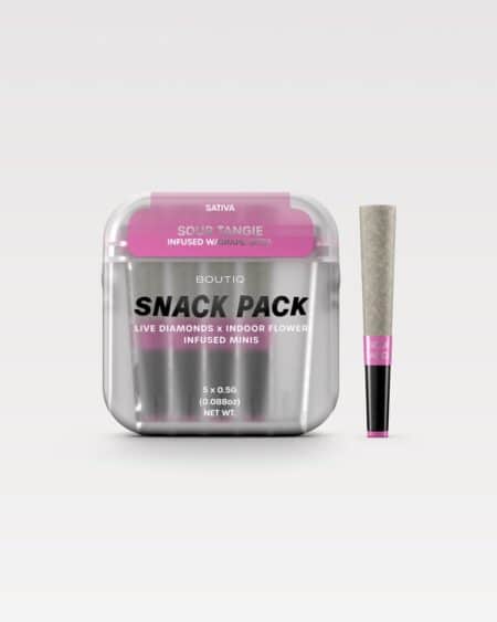 Boutiq Snack Pack Live Diamonds 2.5G Minis β Sour Tangie Infused W / Grape Soda