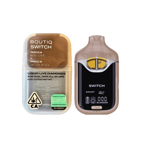 Boutiq Switch V4 Biscoff x Jelly Roll – 2G Disposable Vape - Official Boutiq Switch