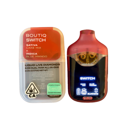 Boutiq Switch V4 Cake Mix x Blue Mango – 2G Disposable Vape - Official Boutiq Switch