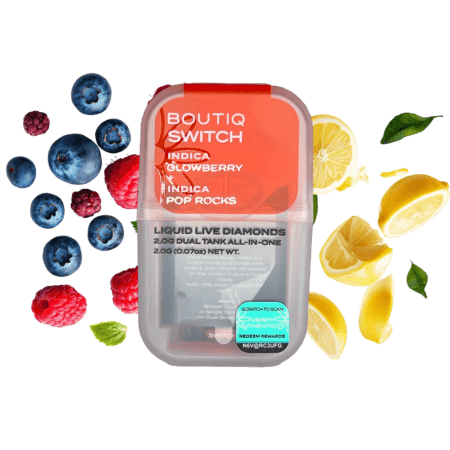 Boutiq Switch V4 Glowberry x Pop Rocks β 2G Disposable Vape - Official Boutiq Switch