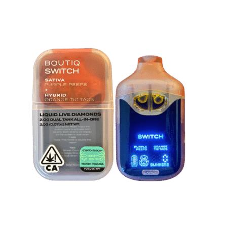Boutiq Switch V4 Purple Peeps x Orange Tic Tacs – 2G Disposable Vape - Official Boutiq Switch
