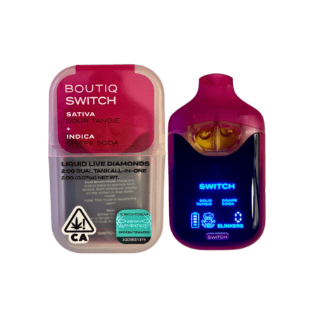 Boutiq Switch V4 Sour Tangie x Grape Soda β 2G Disposable Vape - Official Boutiq Switch