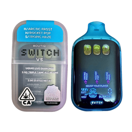 BOUTIQ SWITCH V5 (3 in 1) “ARTIC FROST” (HYBRID) x “ROCKET POP” (HYBRID) x “TROPIC HAZE” (SATIVA)